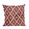 Edge Collections - Red - Handmade Luxury Diamond Pattern Pillow - 1 Piece